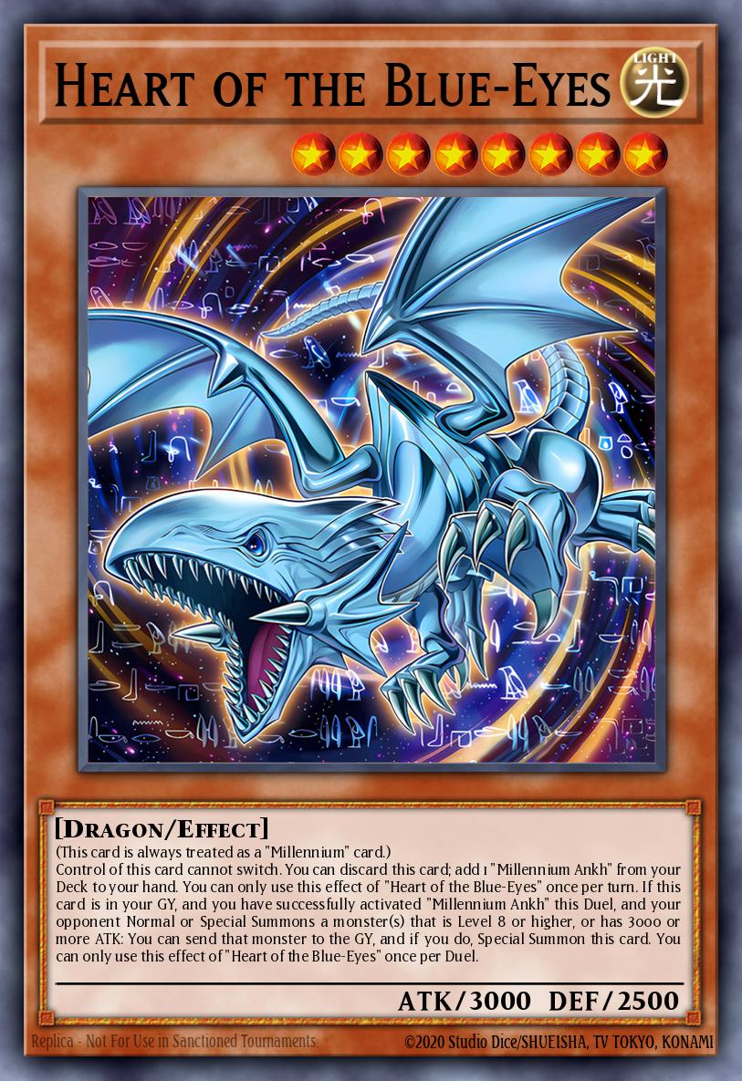 (013) YuGiOh TCG MP25: 2025 Mega-Pack Tin Single: Heart of the Blue-Eyes  Starlight Rare