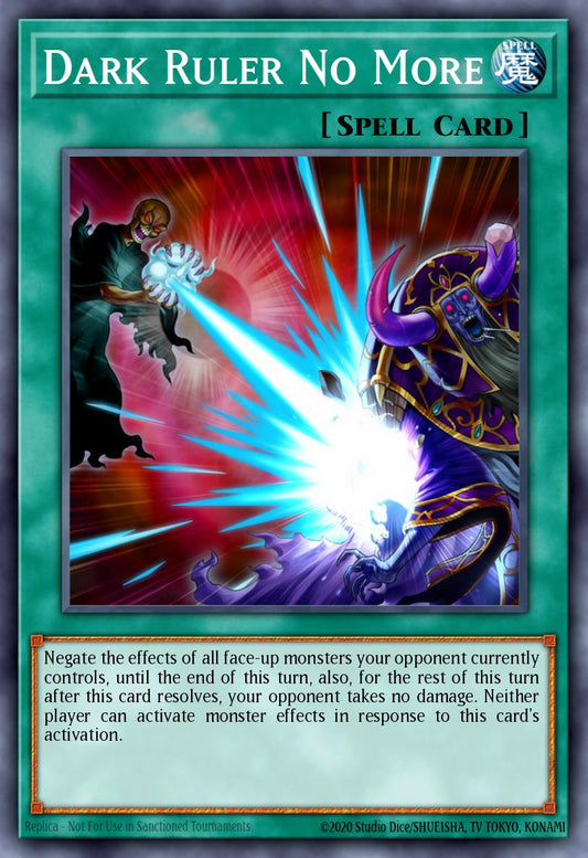 (060) YuGiOh TCG RA01: 25th Anniversary Rarity Collection Single: Dark Ruler No More (V.6 - Collectors Rare)  Collectors Rare