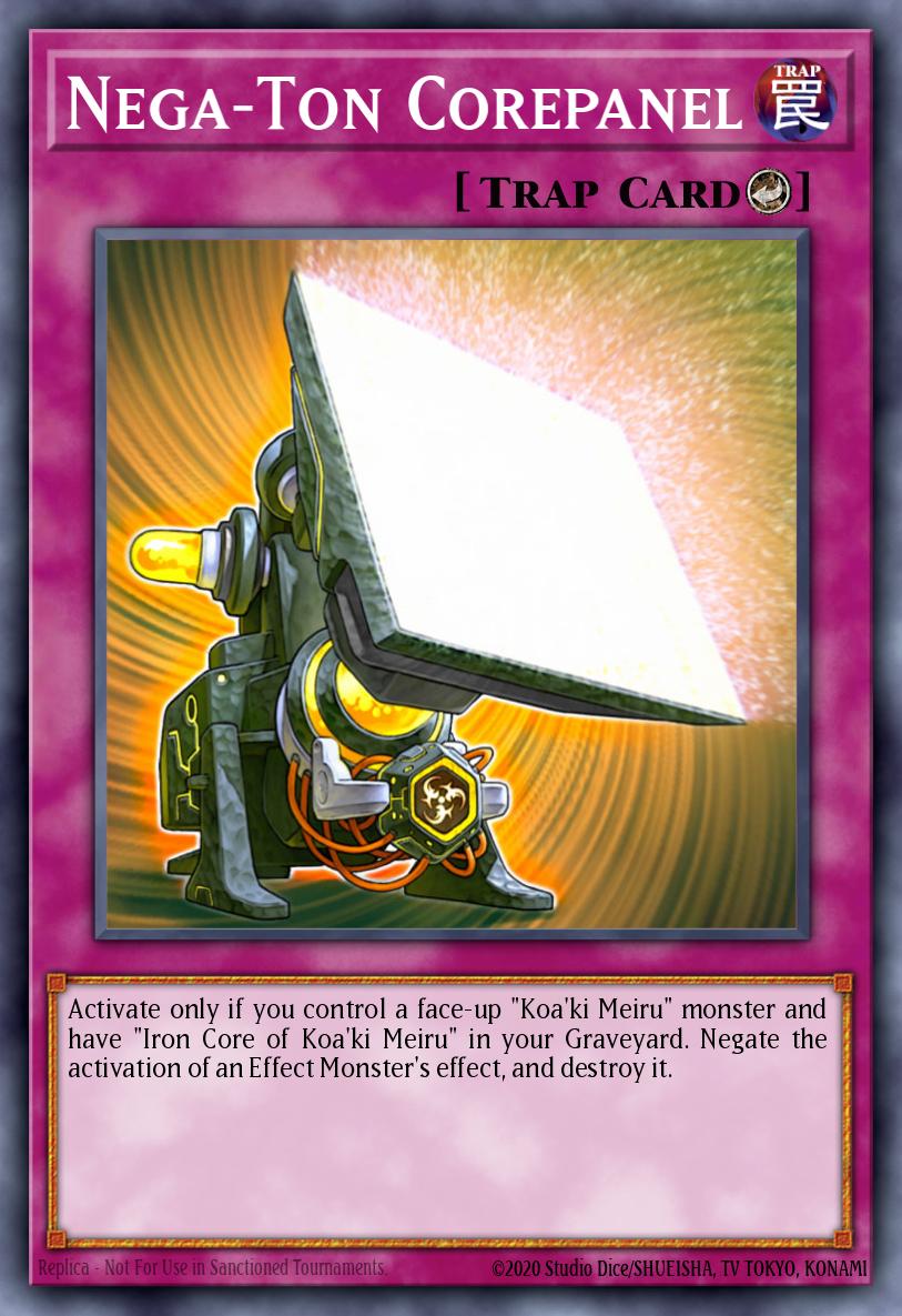 (074) YuGiOh TCG SOVR: Stardust Overdrive Single: Nega-Ton Corepanel Rare