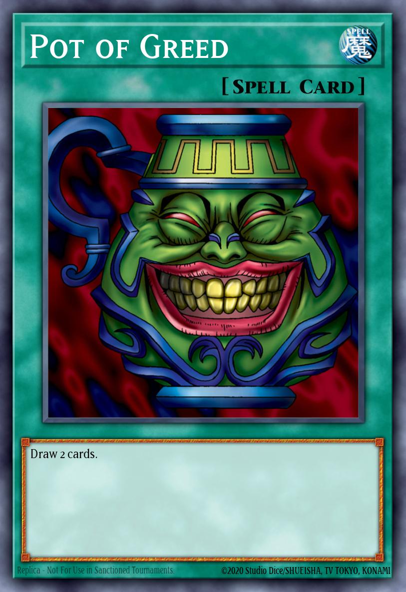 (059) YuGiOh TCG LCYW: Legendary Collection 3: Mega Pack Single: Pot of Greed Secret Rare
