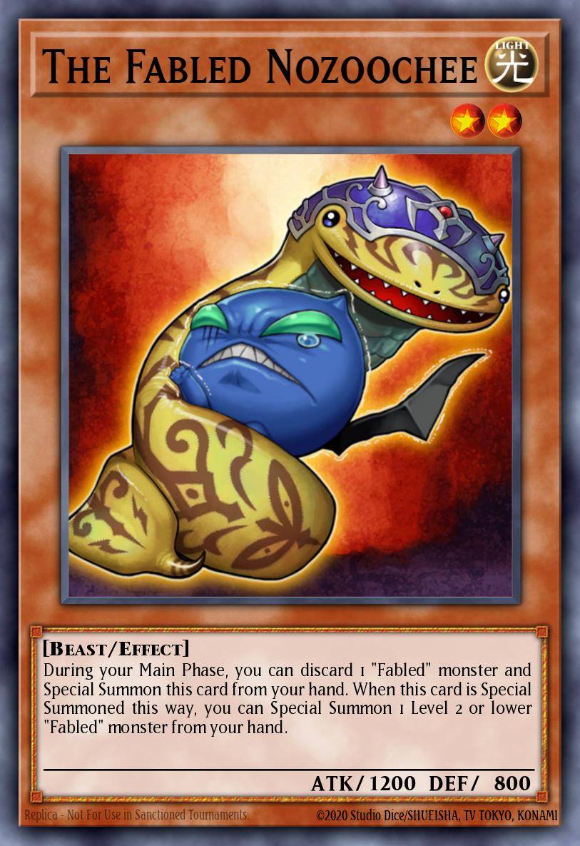 (140) YuGiOh TCG HAC1: Hidden Arsenal: Chapter 1 Single: The Fabled Nozoochee (V.1 - Common) Common