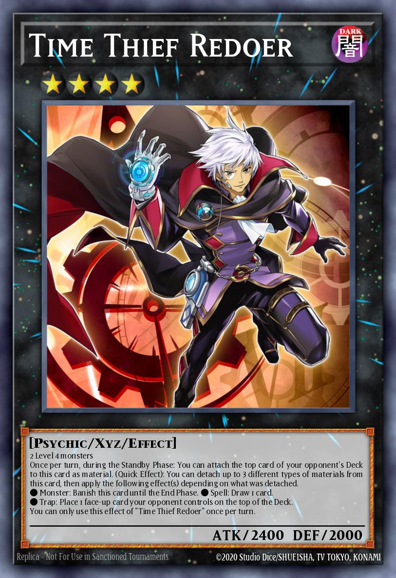 (040) YuGiOh TCG MP20: 2020 Tin of Lost Memories Mega Pack Single: Time Thief Redoer Secret Rare