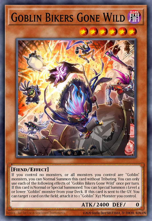 (098) YuGiOh TCG MP25: 2025 Mega-Pack Tin Single: Goblin Bikers Gone Wild  Secret Rare