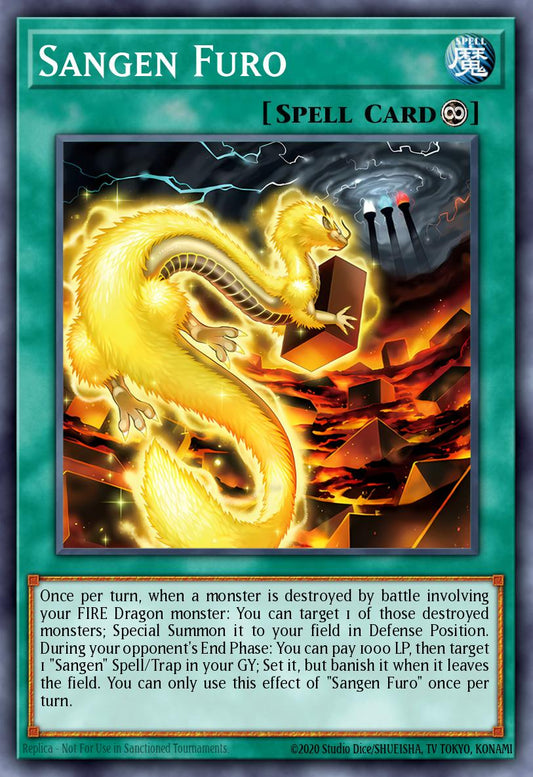 (418) YuGiOh TCG MP25: 2025 Mega-Pack Tin Single: Sangen Furo  Common