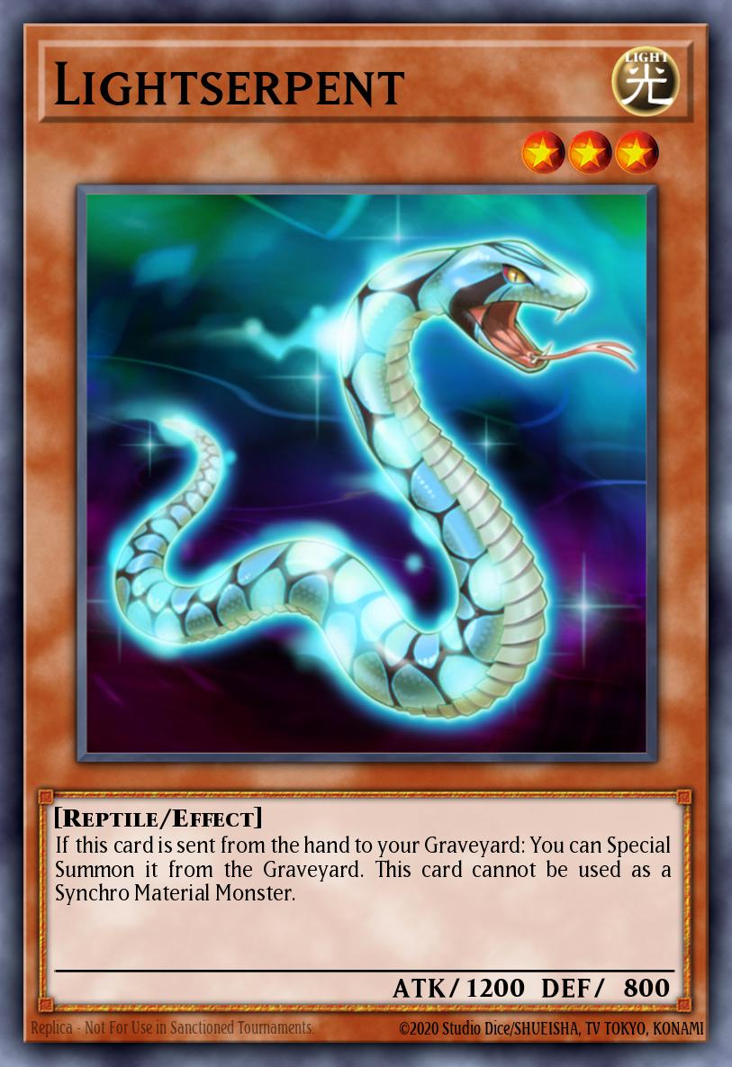 (044) YuGiOh TCG ANGU: Ancient Guardians Single: Lightserpent Rare