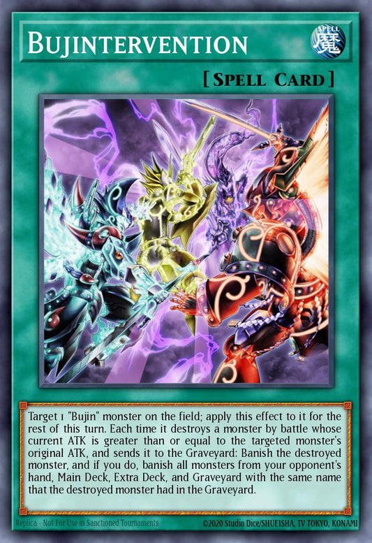 (064) YuGiOh TCG PRIO: Primal Origin Single: Bujintervention  Common