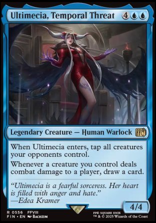 (556) Magic The Gathering Magic: The Gathering - FINAL FANTASY: Extras Single: Ultimecia, Temporal Threat (V.2) Rare