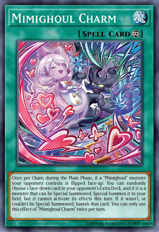 (260) YuGiOh TCG MP25: 2025 Mega-Pack Tin Single: Mimighoul Charm  Ultra Rare