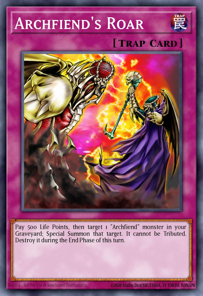(099) YuGiOh TCG DCR: Dark Crisis Single: Archfiend's Roar (V.1 - Common) Common