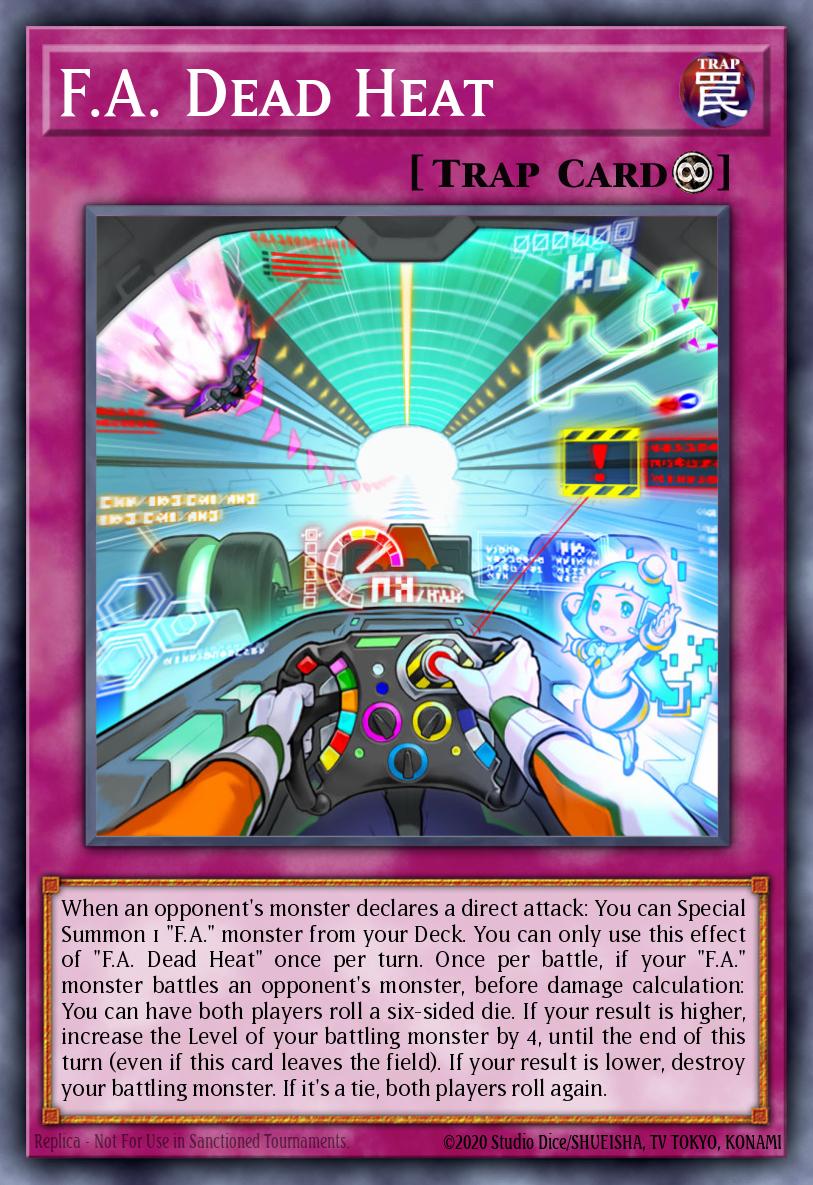 (063) YuGiOh TCG MP19: 2019 Gold Sarcophagus Tin Mega Pack Single: F.A. Dead Heat Common