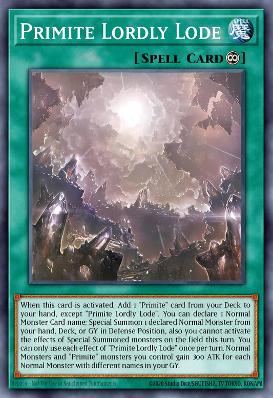(114) YuGiOh TCG MP25: 2025 Mega-Pack Tin Single: Primite Lordly Lode  Secret Rare