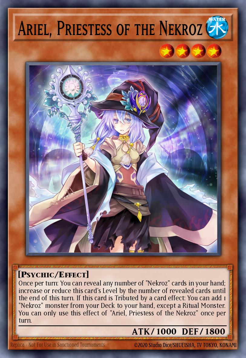 (128) YuGiOh TCG BLMM: Battles of Legend: Monster Mayhem Single: Ariel, Priestess of the Nekroz Ultra Rare