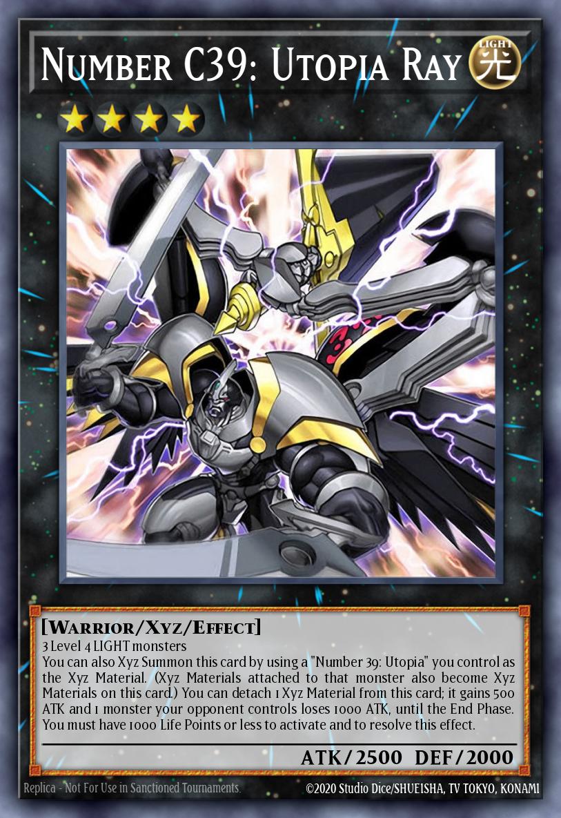 (174) YuGiOh TCG RA04: Quarter Century Stampede Single: Number C39: Utopia Ray (V.1 - Platinum Secret Rare) Platinum Secret Rare