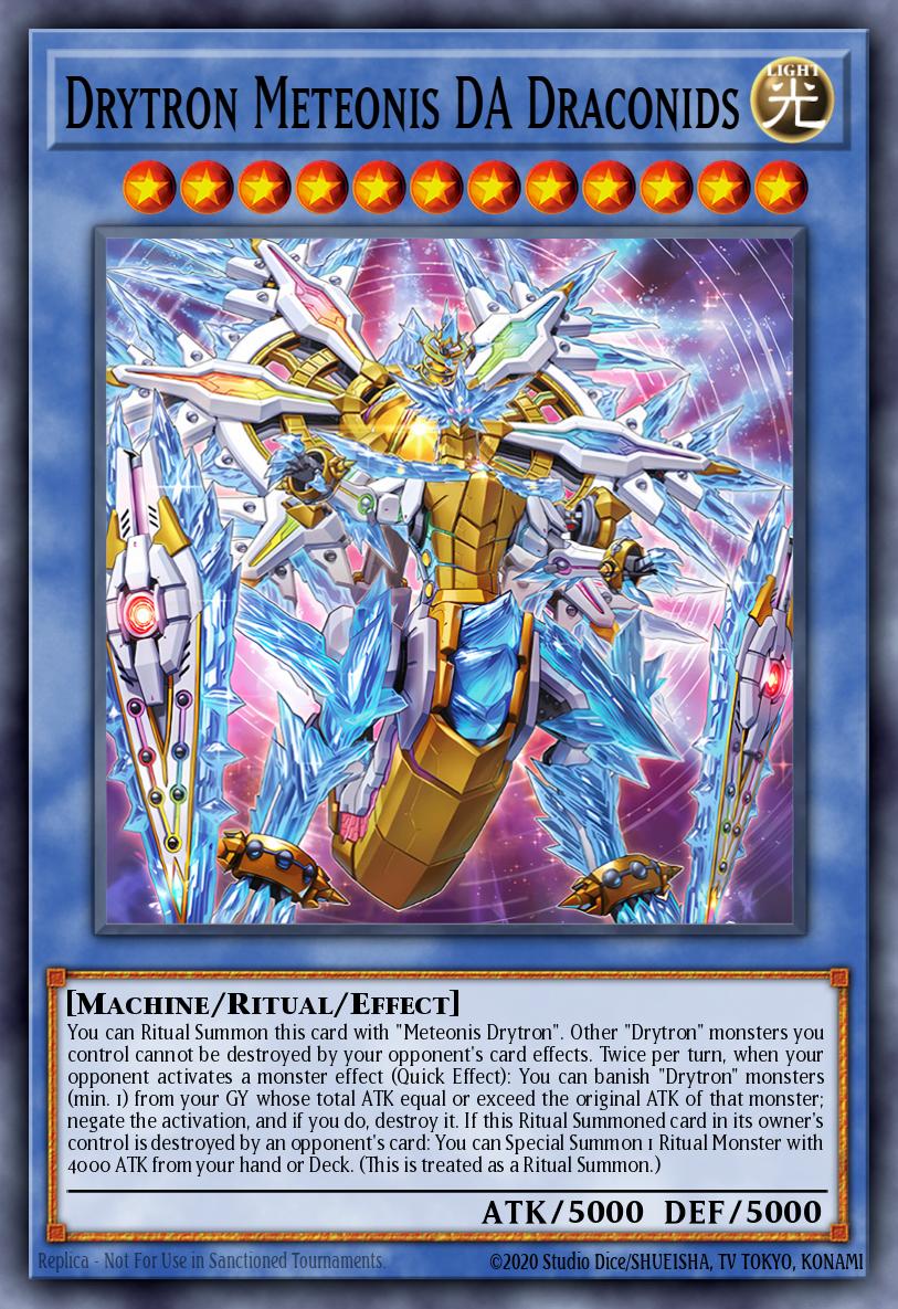 (032) YuGiOh TCG INFO: The Infinite Forbidden Single: Drytron Meteonis DA Draconids Super Rare