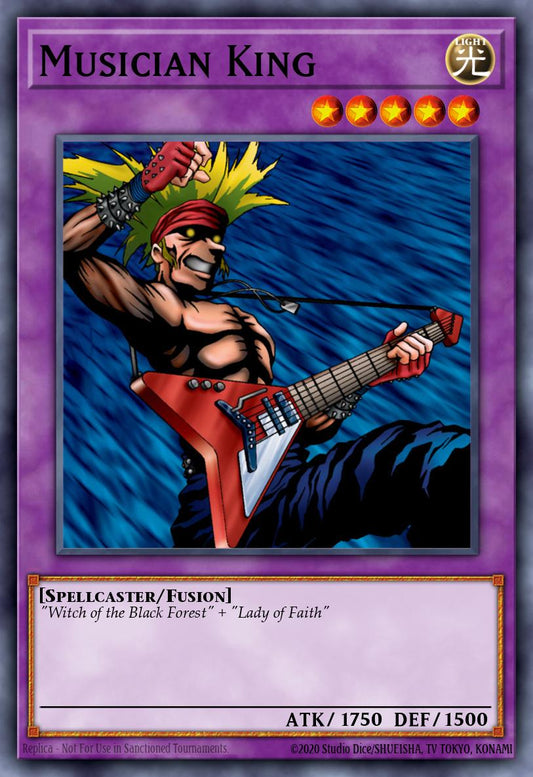 (EN103) YuGiOh TCG MRD: Metal Raiders Single: Musician King (V.3 - Common)  Common