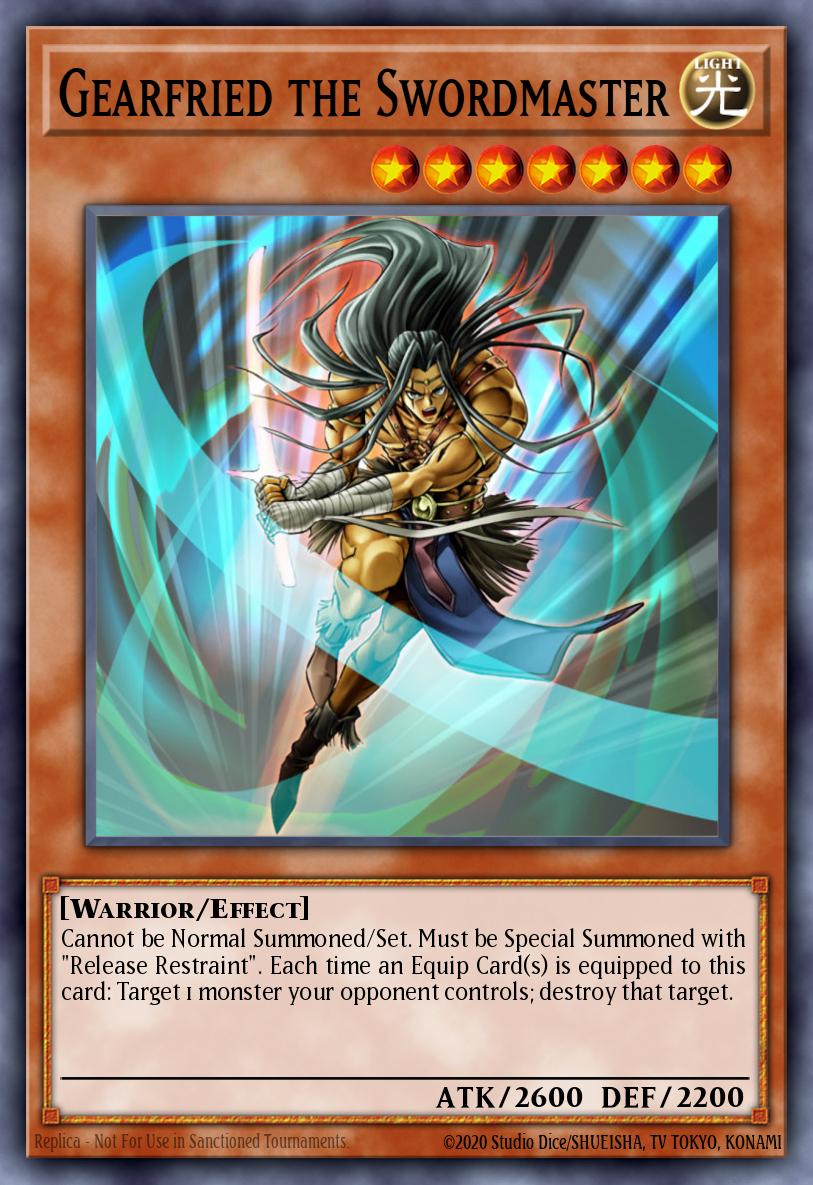 (009) YuGiOh TCG SBSC: Speed Duel: Scars of Battle Single: Gearfried the Swordmaster Ultra Rare