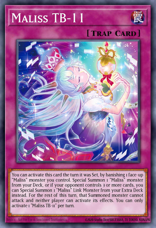 (129) YuGiOh TCG MP25: 2025 Mega-Pack Tin Single: Maliss C TB-11  Secret Rare