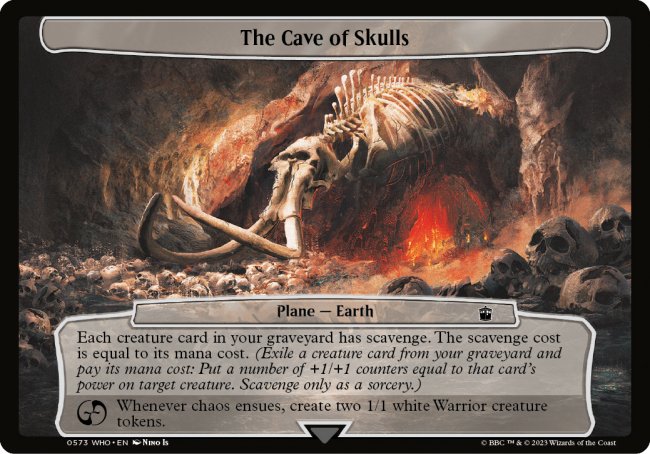 (573) Magic The Gathering Universes Beyond: Doctor Who Single: The Cave of Skulls Common