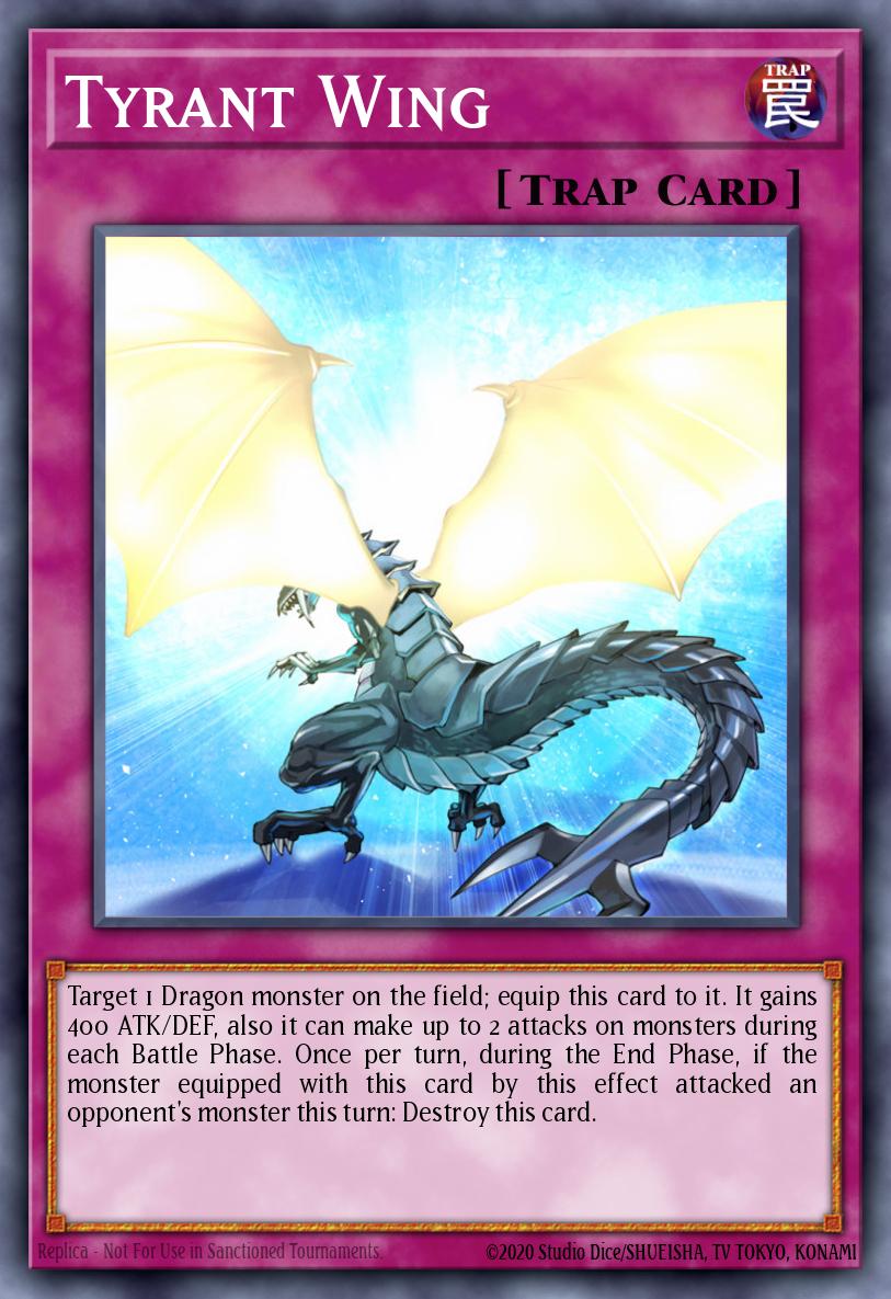 (059) YuGiOh TCG DLCS: Dragons of Legend: The Complete Series Single: Tyrant Wing Common
