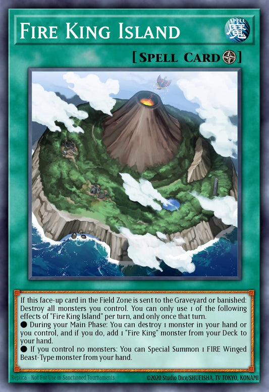 (059) YuGiOh TCG RA03: Quarter Century Bonanza Single: Fire King Island (V.7 - Ultimate Rare)  Ultimate Rare