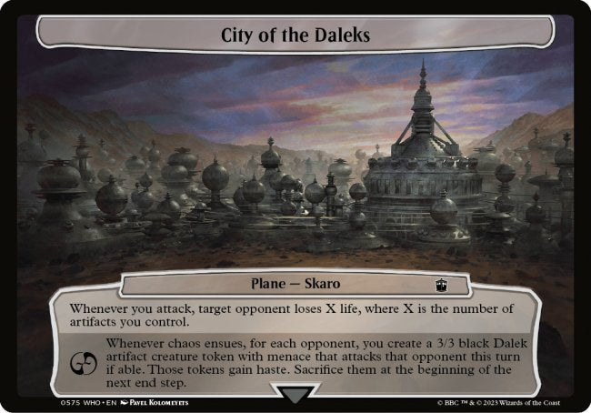 (575) Magic The Gathering Universes Beyond: Doctor Who Single: City of the Daleks Common