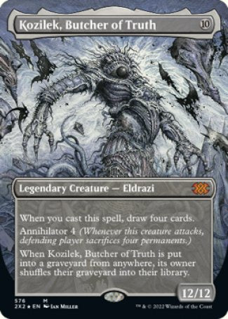 (576) Magic The Gathering Double Masters 2022: Extras Single: Kozilek, Butcher of Truth (V.3) Mythic