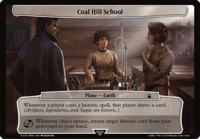 (576) Magic The Gathering Universes Beyond: Doctor Who Single: Coal Hill School Common