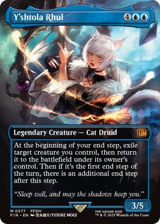 (577) Magic The Gathering Magic: The Gathering - FINAL FANTASY: Extras Single: Y'shtola Rhul (V.2) Mythic