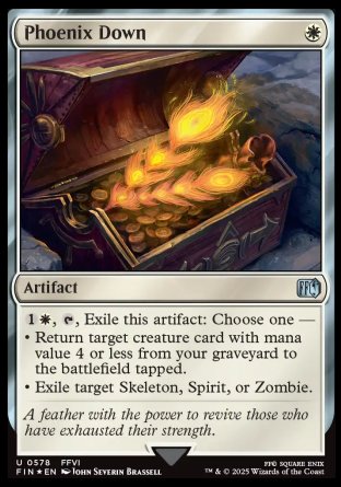 (578) Magic The Gathering Magic: The Gathering - FINAL FANTASY: Extras Single: Phoenix Down Uncommon