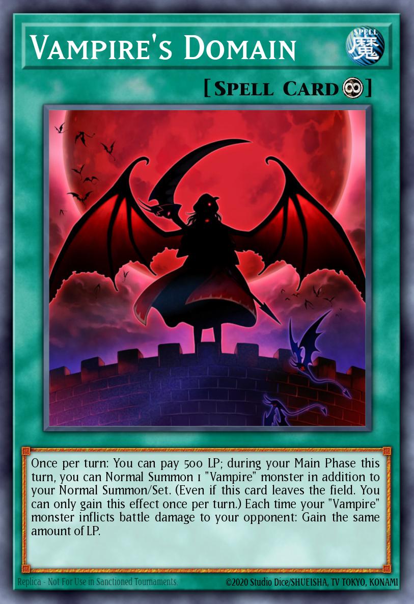 (241) YuGiOh TCG MP19: 2019 Gold Sarcophagus Tin Mega Pack Single: Vampire's Domain Common