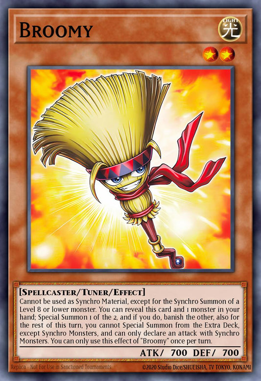 (029) YuGiOh TCG INFO: The Infinite Forbidden Single: Broomy  Common
