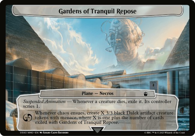(583) Magic The Gathering Universes Beyond: Doctor Who Single: Gardens of Tranquil Repose Common