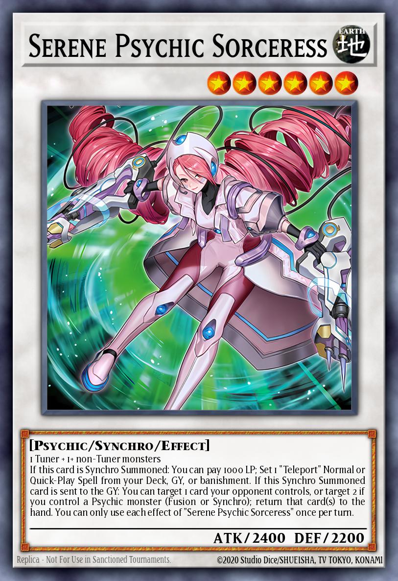 (042) YuGiOh TCG DOOD: Doom of Dimensions Single: Serene Psychic Sorceress Common
