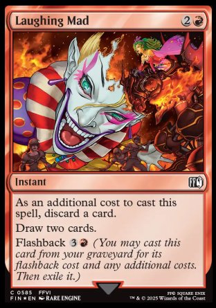 (585) Magic The Gathering Magic: The Gathering - FINAL FANTASY: Extras Single: Laughing Mad Holo Common