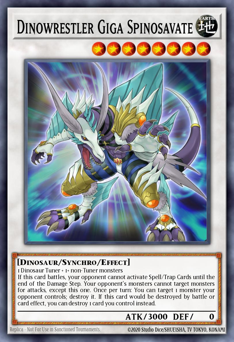 (066) YuGiOh TCG MP20: 2020 Tin of Lost Memories Mega Pack Single: Dinowrestler Giga Spinosavate Common