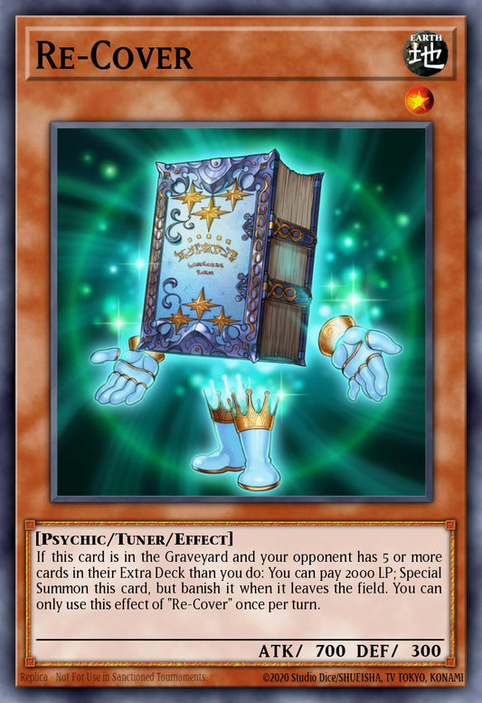(004) YuGiOh TCG PRIO: Primal Origin Single: Re-Cover  Super Rare