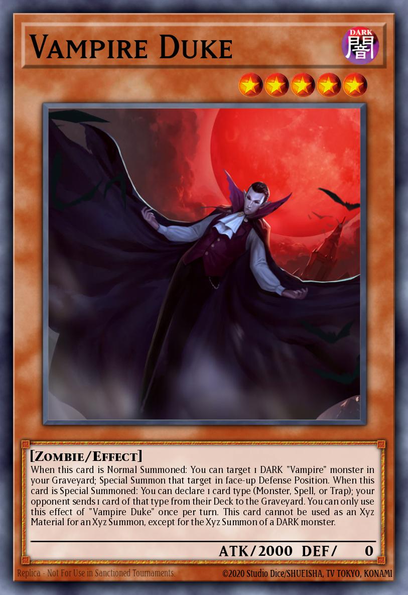 (180) YuGiOh TCG MP14: 2014 Mega-Tins Mega-Pack Single: Vampire Duke Rare