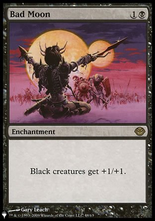 (048) Magic The Gathering The List Single: Bad Moon Rare