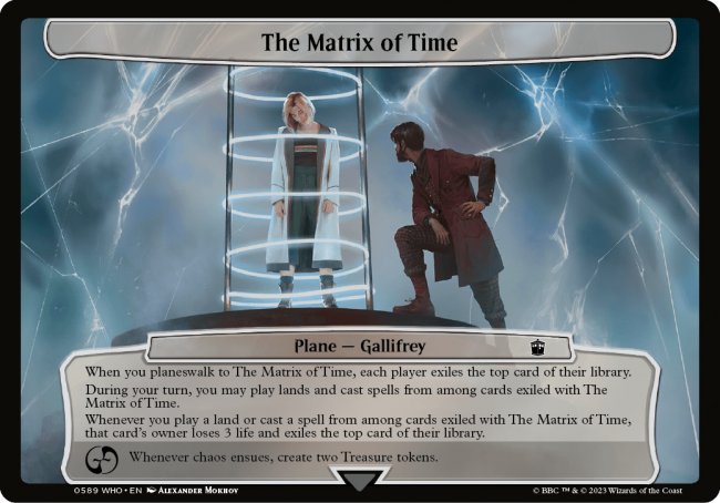 (589) Magic The Gathering Universes Beyond: Doctor Who Single: The Matrix of Time Common