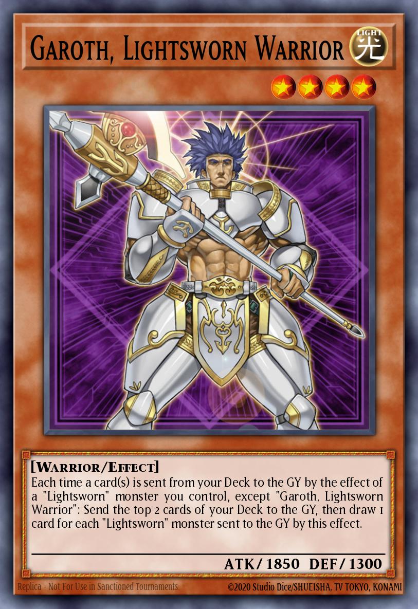 (020) YuGiOh TCG LODT: Light of Destruction Single: Garoth, Lightsworn Warrior (V.1 - Common) Common