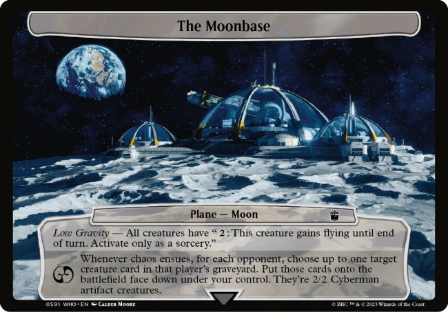 (591) Magic The Gathering Universes Beyond: Doctor Who Single: The Moonbase Common