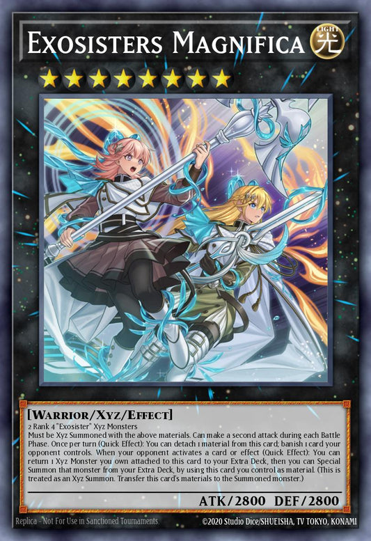 (038) YuGiOh TCG RA02: 25th Anniversary Rarity Collection II Single: Exosisters Magnifica (V.1 - Super Rare)  Super Rare