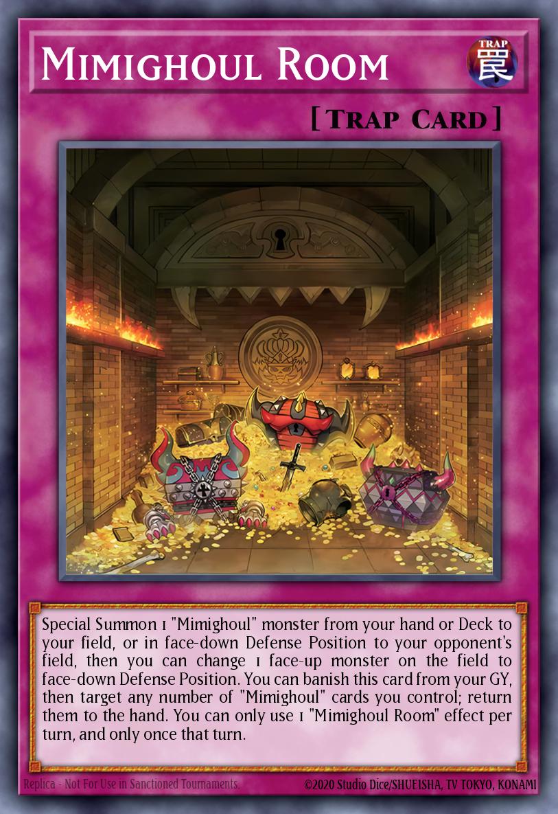 (096) YuGiOh TCG INFO: The Infinite Forbidden Single: Mimighoul Room Super Rare