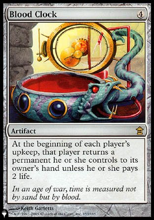(153) Magic The Gathering The List Single: Blood Clock Rare
