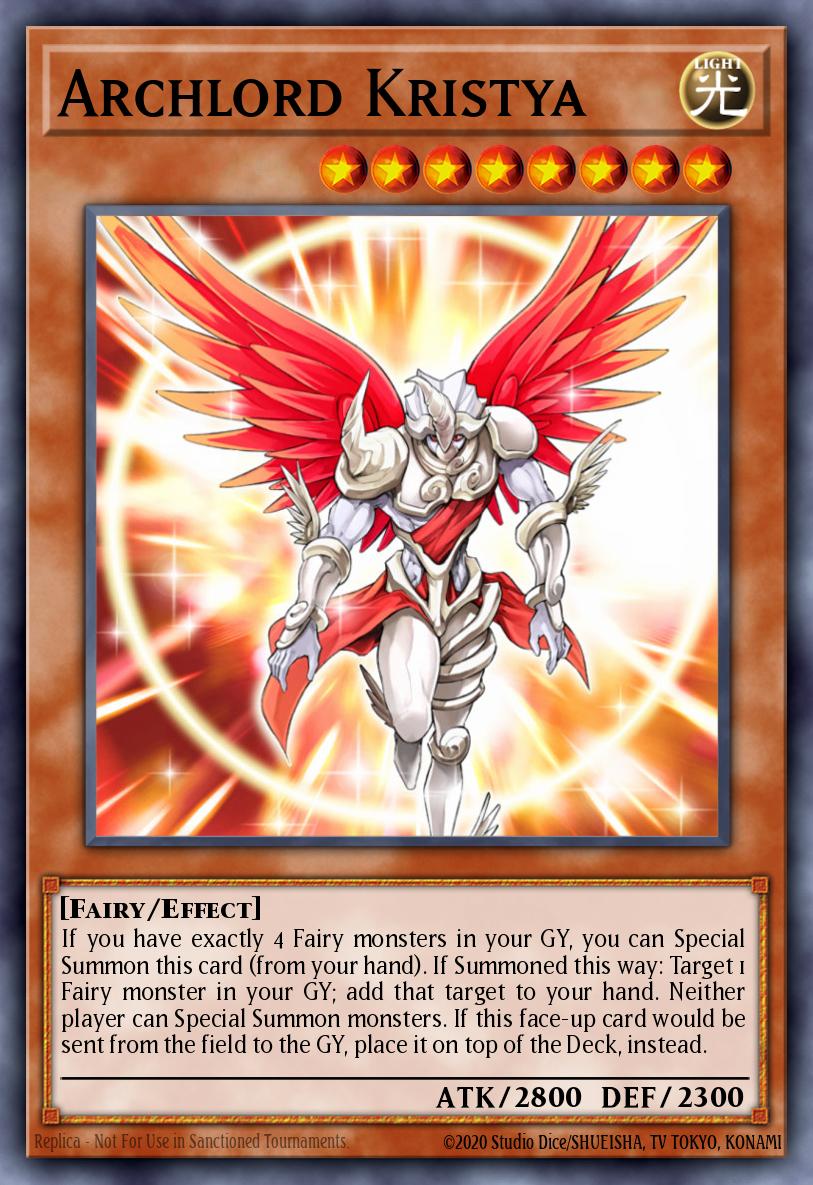 (096) YuGiOh TCG SOVR: Stardust Overdrive Single: Archlord Kristya Secret Rare
