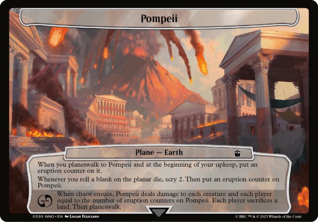 (595) Magic The Gathering Universes Beyond: Doctor Who Single: Pompeii Common
