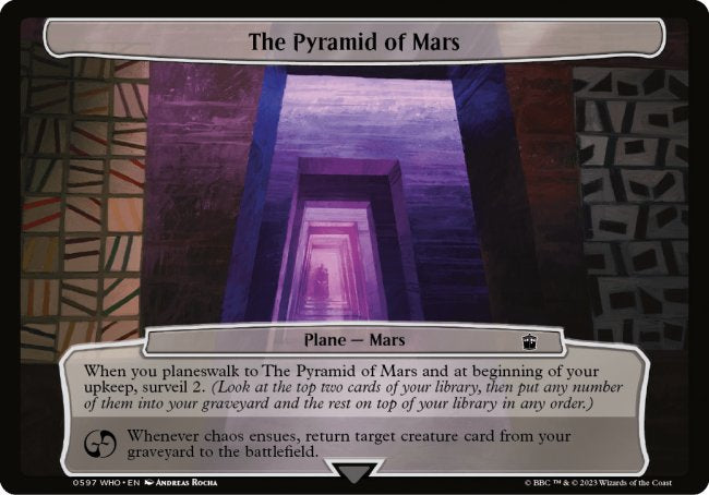 (597) Magic The Gathering Universes Beyond: Doctor Who Single: The Pyramid of Mars Common