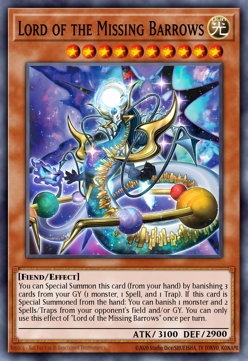 (023) YuGiOh TCG INFO: The Infinite Forbidden Single: Lord of the Missing Barrows  Super Rare