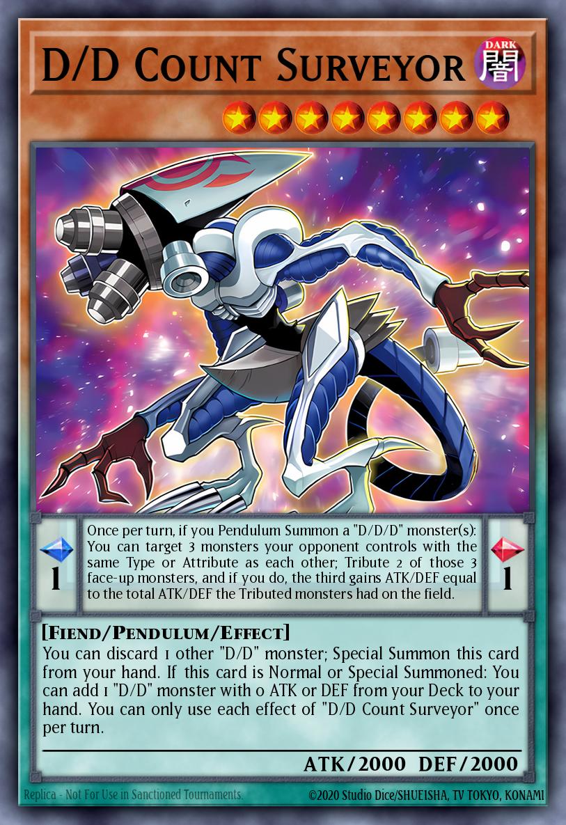 (041) YuGiOh TCG BLMM: Battles of Legend: Monster Mayhem Single: D/D Count Surveyor Secret Rare