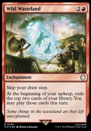 (599) Magic The Gathering Universes Beyond: Fallout: Extras Single: Wild Wasteland (V.2) Rare